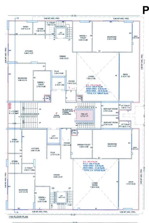  elrica F Cluster Plan For 11th Floor