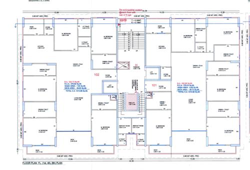  elrica H Cluster Plan For 1st, 4th, And 8th Floor