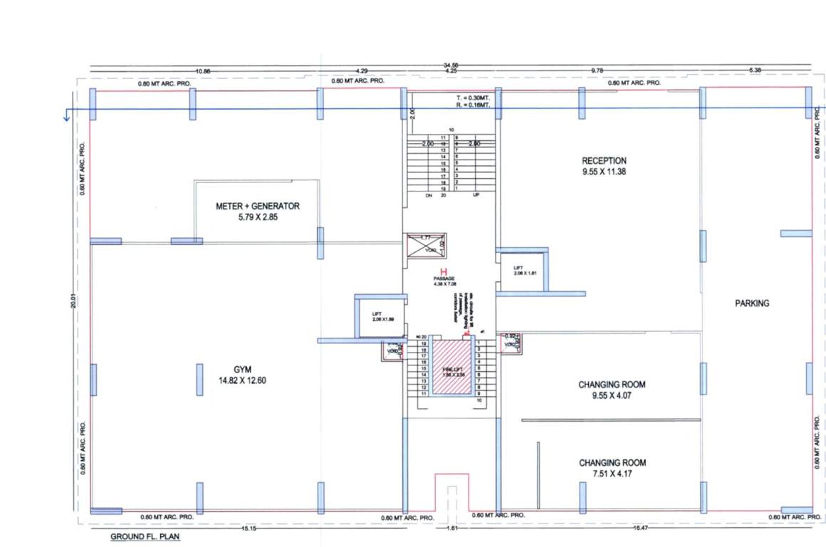  elrica H Cluster Plan For Ground Floor