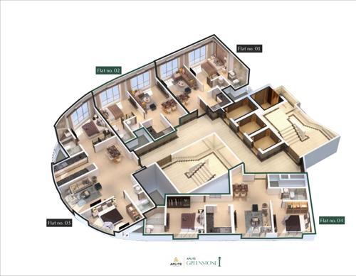  greenstone-heritage-wing-i Greenstone Heritage Wing I Cluster Plan