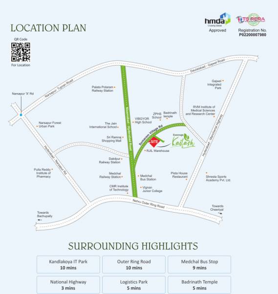  kailash Location Plan