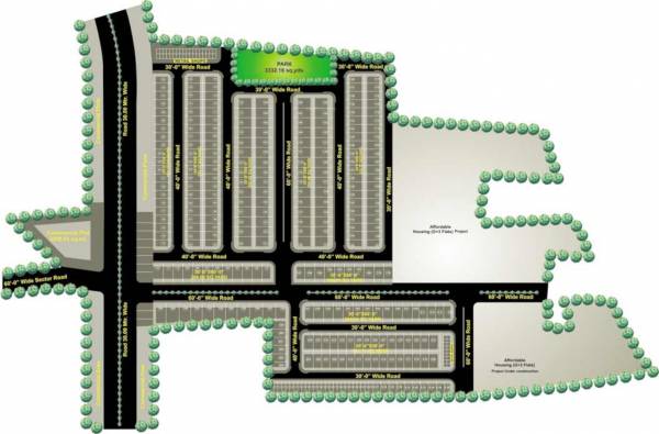  green-vatika Layout Plan