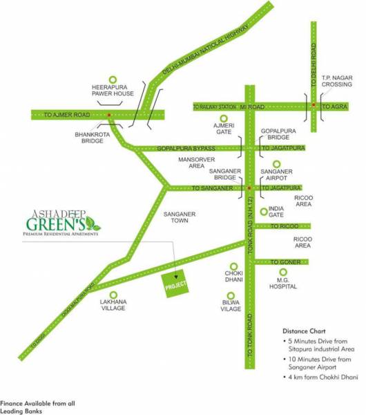  green-vatika Location Plan