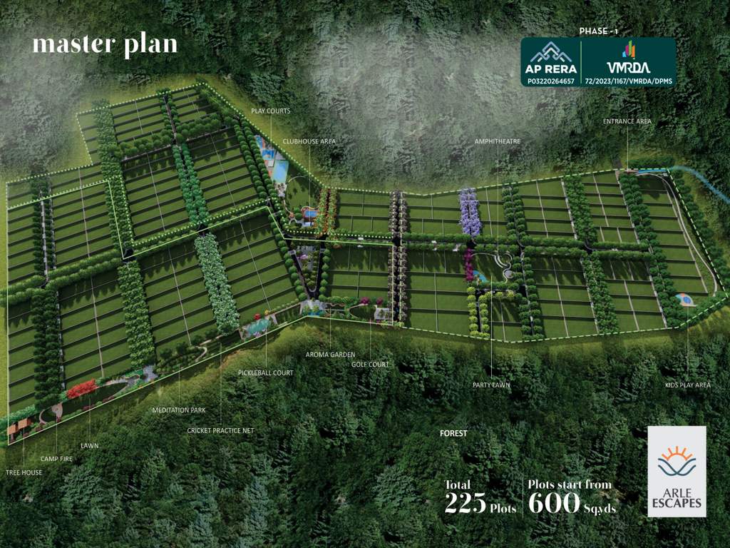  arle escapes Master Plan
