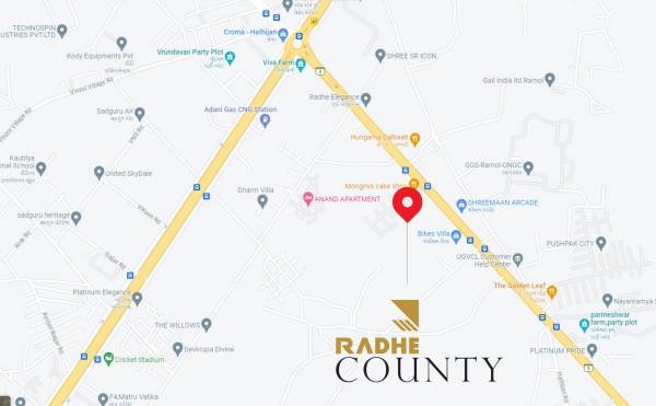  radhe-county Location Plan