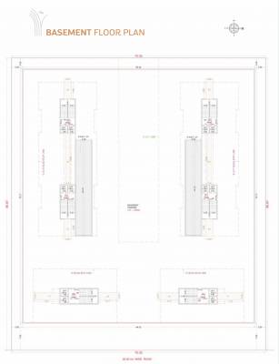  vraj-platinum Block A,B,C,D,E& F Basement Floor Cluster Plan