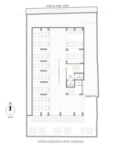  gangadhar-apartments Gangadhar Apartments Cluster Plan for Lower Ground Floor