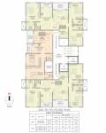 Gangadhar Apartments Cluster Plan from 2nd to 7th Floor gangadhar-apartments Gangadhar Apartments Cluster Plan from 2nd to 7th Floor