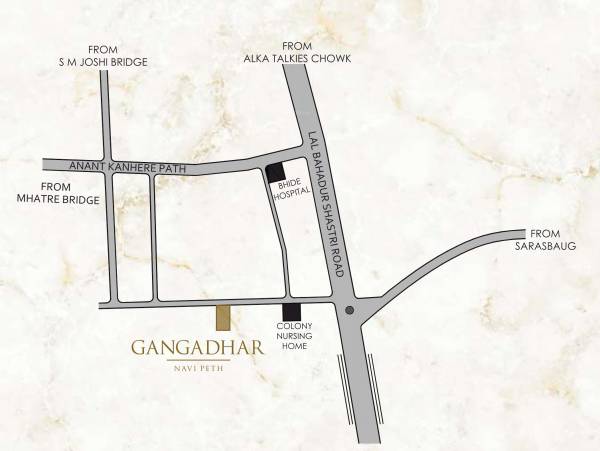  gangadhar-apartments Location Plan
