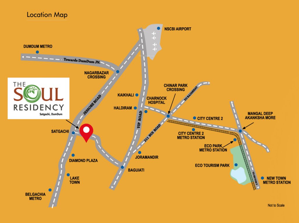  the soul residency Location Plan