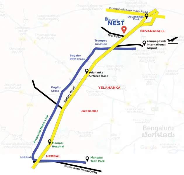  bellevue nest Location Plan