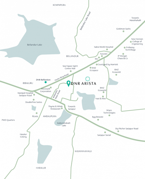 locationPlan of DNR Arista Phase 2