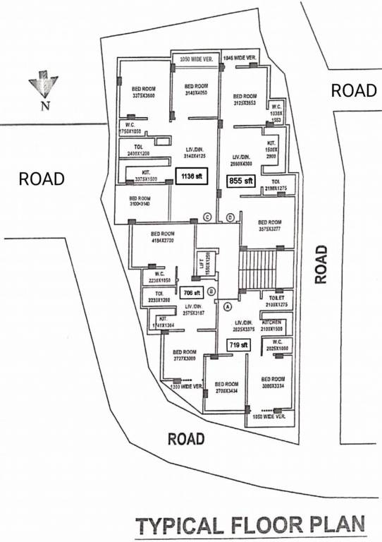  abode plaza Abode Plaza Typical Cluster Plan