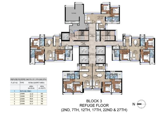  miraya-divine Building No 3 Cluster Plan