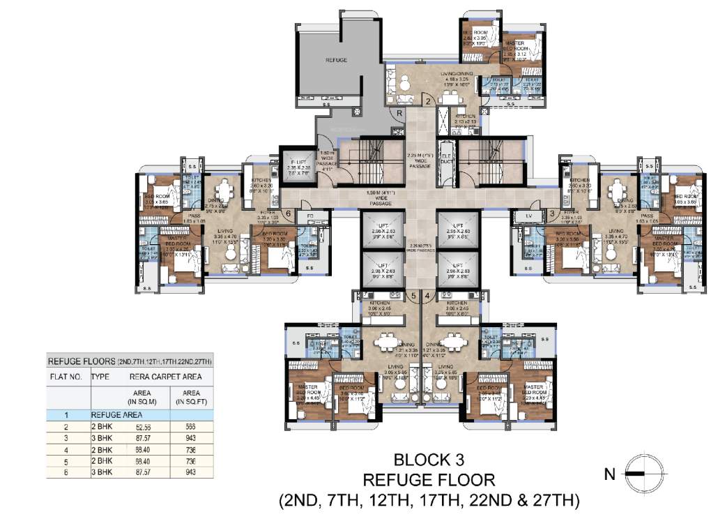  miraya divine Building No 3 Cluster Plan