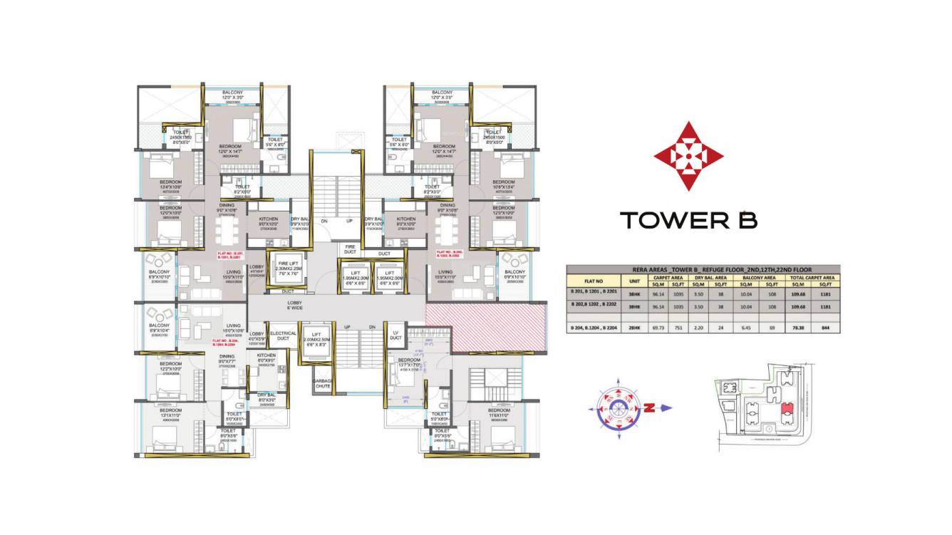 astrana Tower B Cluster Plan