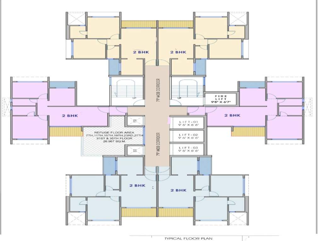  grandeur Kamdhenu Grandeur Typical Cluster Plan