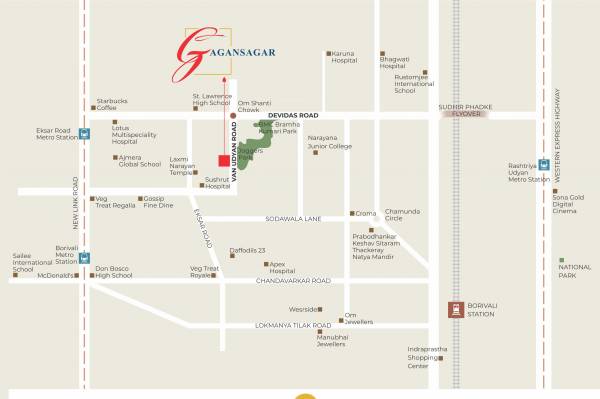  gagansagar Location Plan