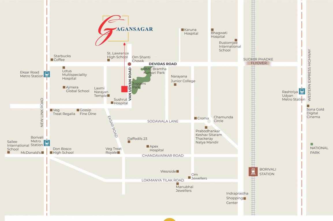  gagansagar Location Plan
