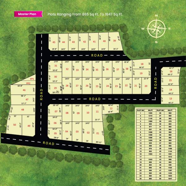  srinivasa-palms Layout Plan