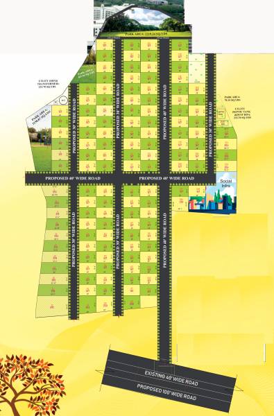  rudraram-county Layout Plan