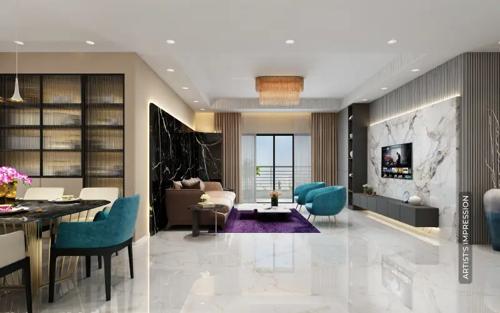  tiara-residency Living Area