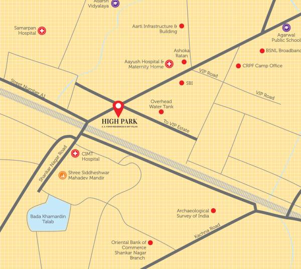  highpark Location Plan