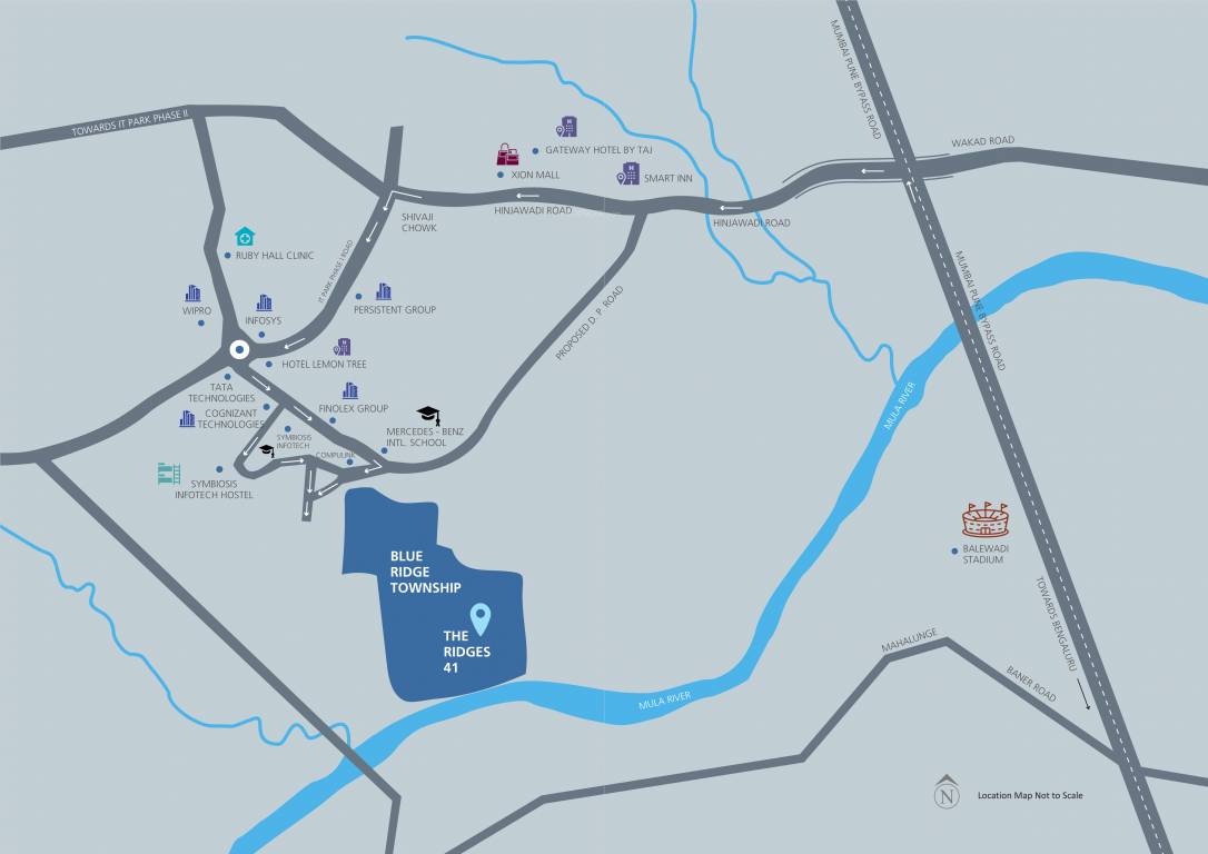  the ridges Location Plan