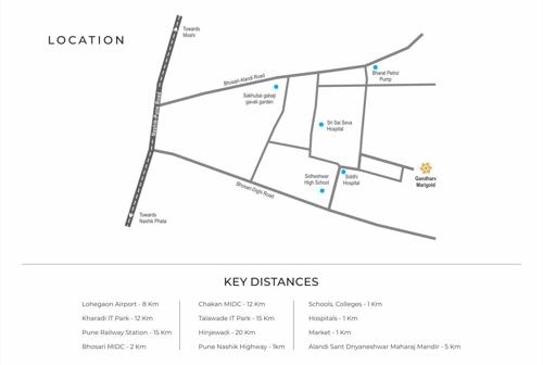  gandharv-marigold-rh-1-to-6 Location Plan