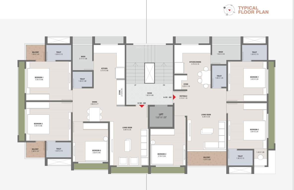  prasthan 10 A Typical Cluster Plan
