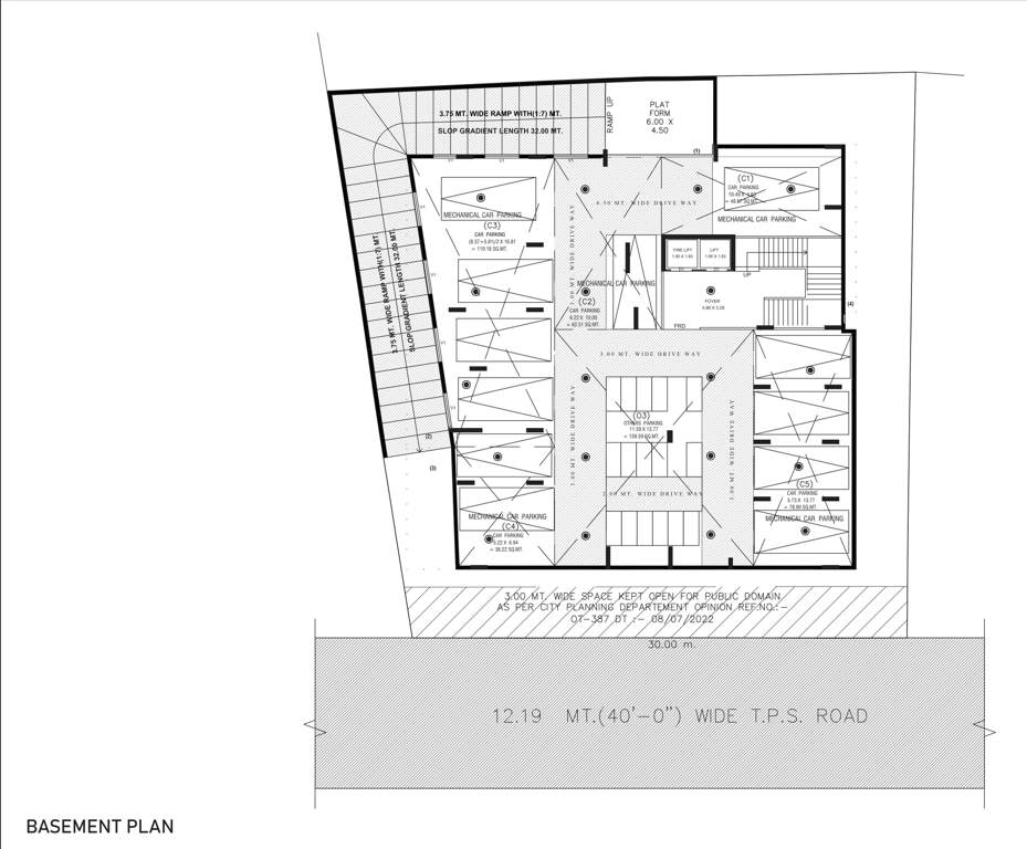  nandini solitaire A Basement Cluster Plan