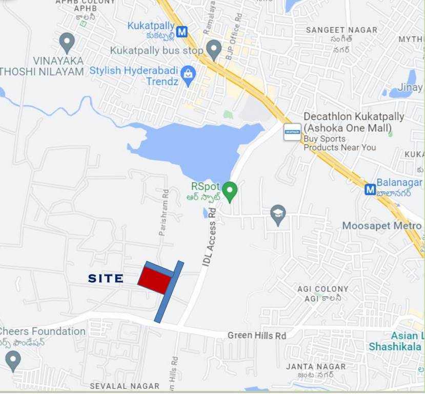 pre launch Location Plan