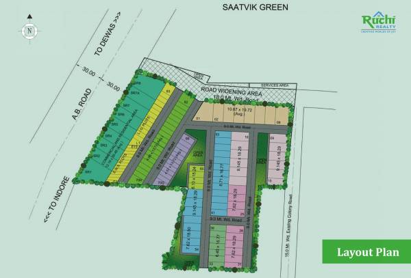  saatvik-green Layout Plan