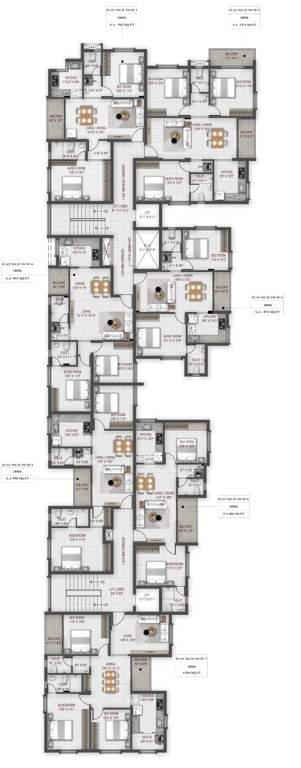  orchid residence Orchid Residence Cluster Plan From 1st To 5th Floor