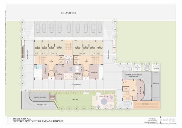  new-project Tower 1 & 2 Ground Floor Cluster Plan