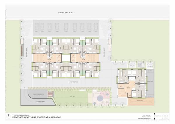  new-project Tower 1 & 2 Typical Floor Cluster Plan