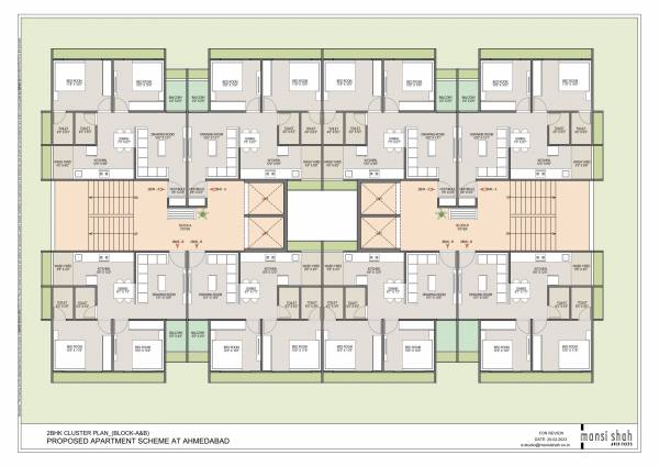  new-project Tower 1 A&B Typical Floor Cluster Plan