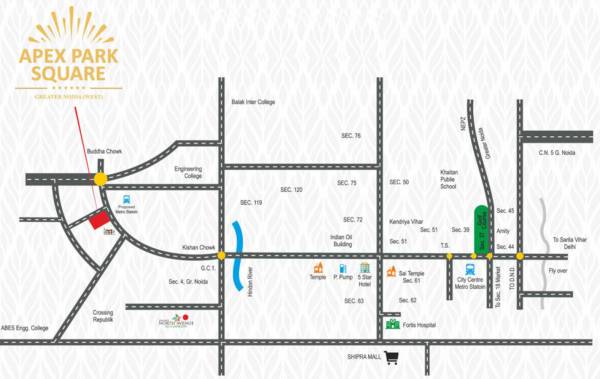  apex-park-square-studio Location Plan