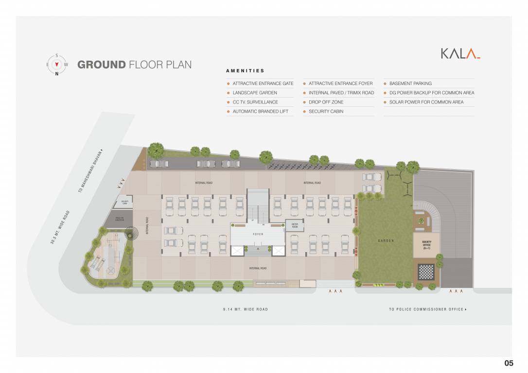  kalasagar skyline Kalasagar Skyline Ground Floor Cluster Plan