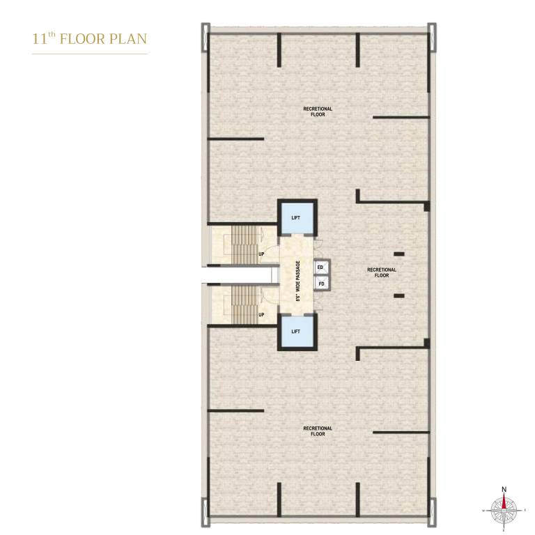  dios Dios Cluster Plan for 11th Floor