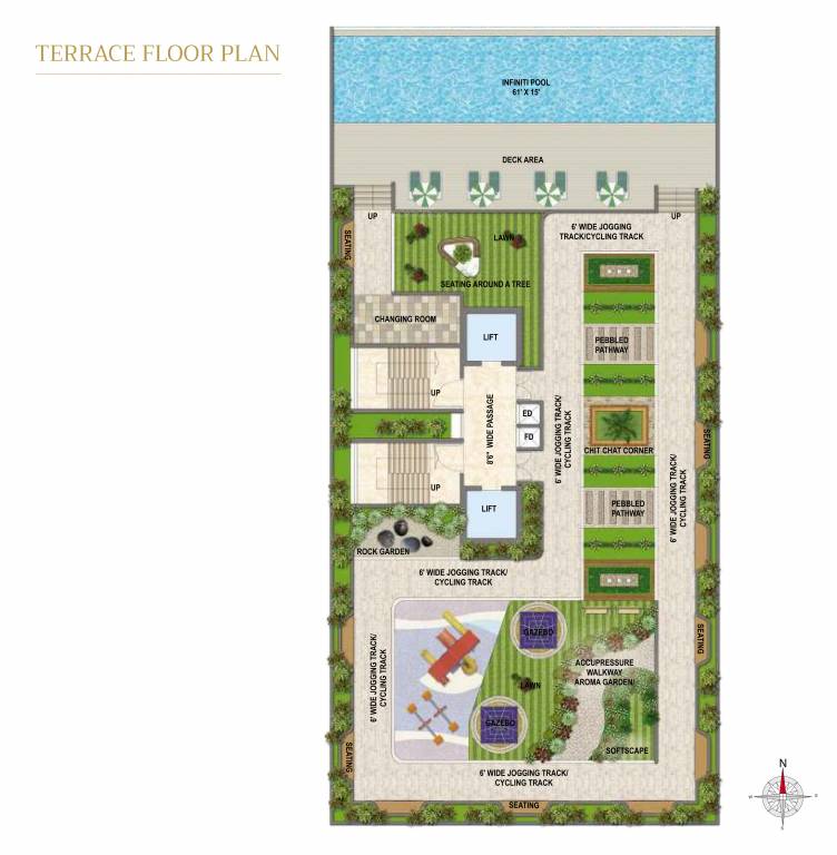  dios Dios Cluster Plan for Terrace Floor