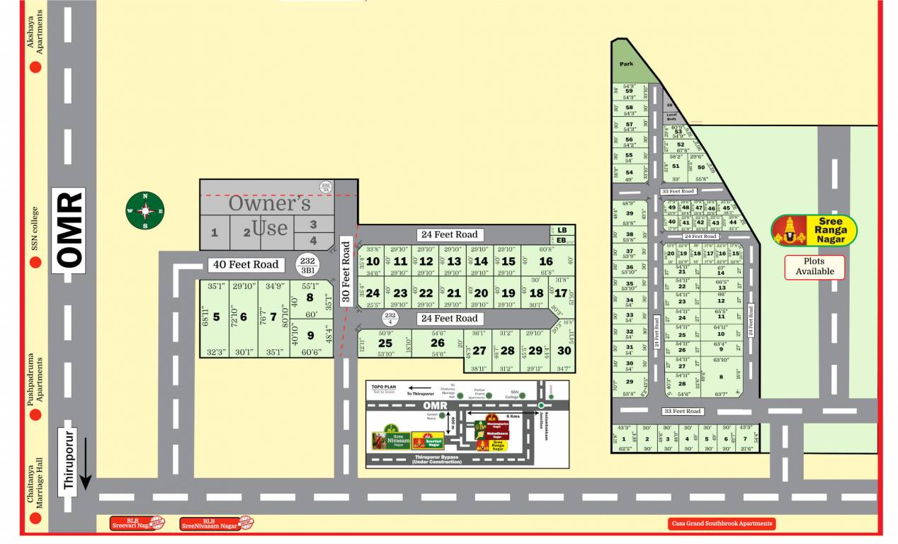  sree mahadheera nagar Layout Plan