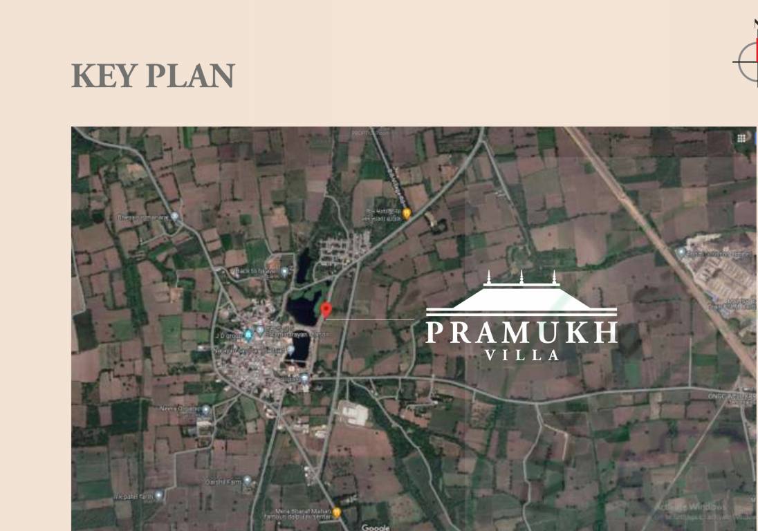  pramukh villa Location Plan