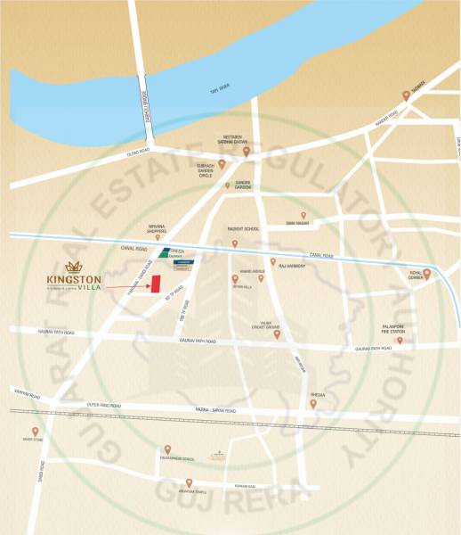  kingston-villa Location Plan