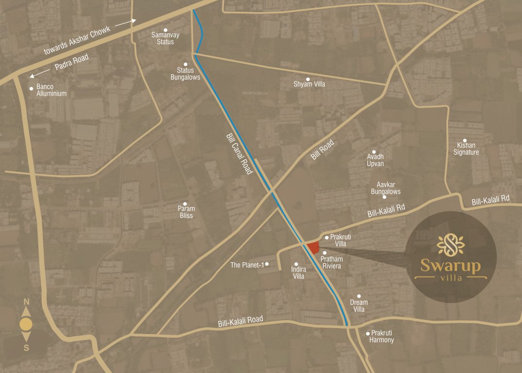swarup villa Location Plan