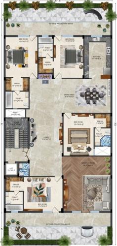 Imperial Builder Floor 550 Sq Yd Cluster Plan For Typical Floor Plan imperial-builder-floor-550-sq-yd Imperial Builder Floor 550 Sq Yd Cluster Plan For Typical Floor Plan