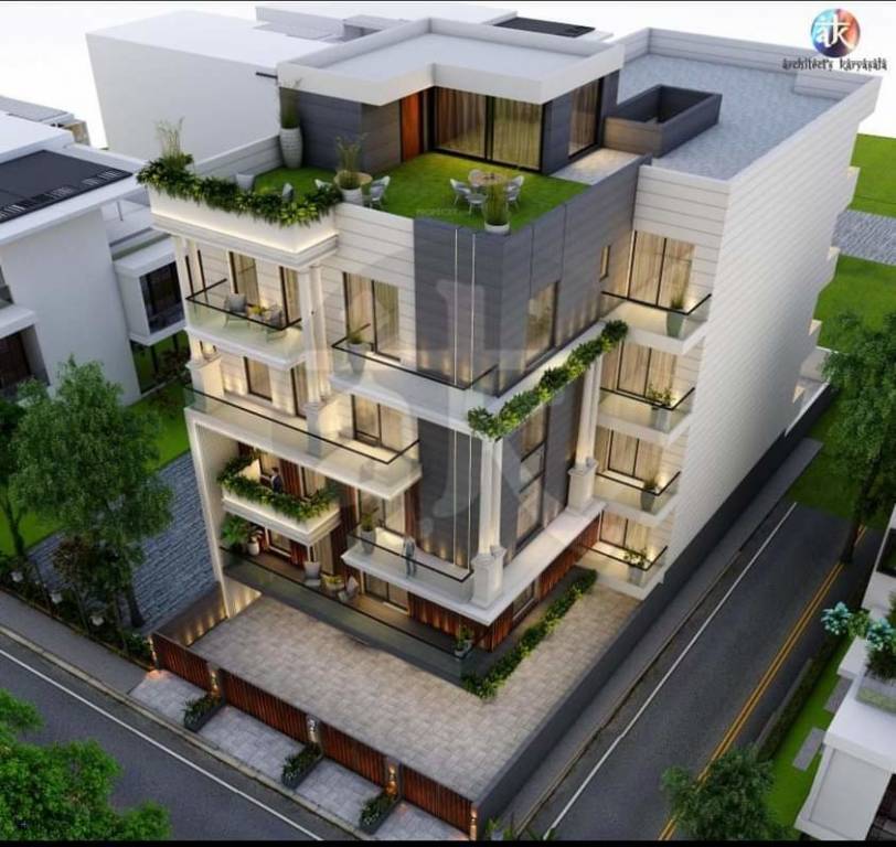 Elevation luxury builder floor by swastik 10 Elevation