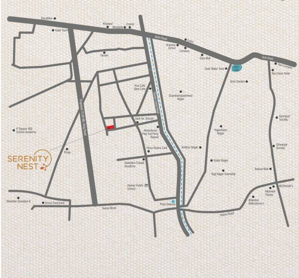  serenity-nest Location Plan
