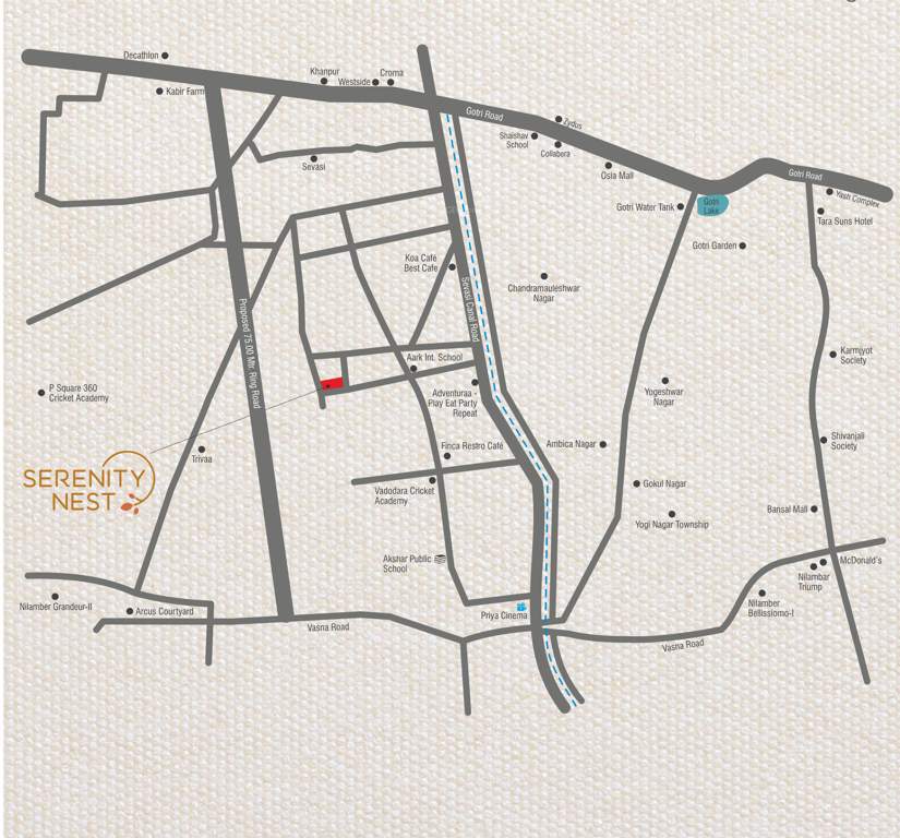  serenity nest Location Plan