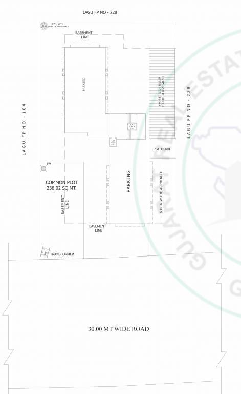 green palms Block A Cluster Plan For Ground Floor
